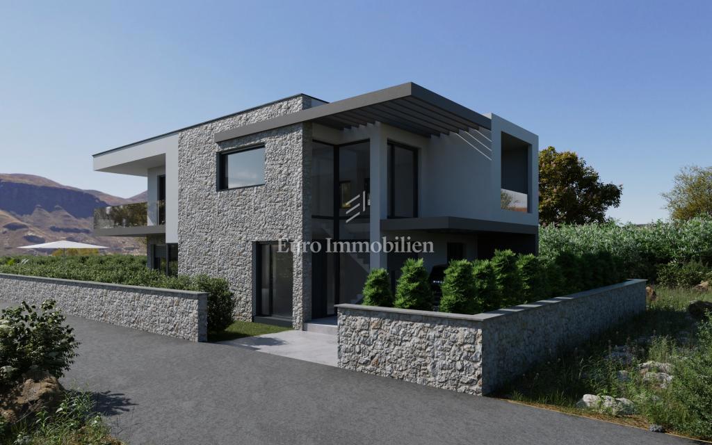 Murter - villa con piscina, prima fila al mare