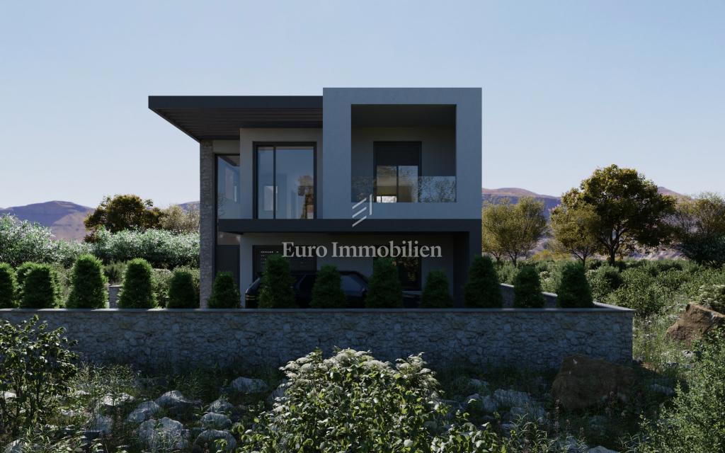 Murter - villa con piscina, prima fila al mare