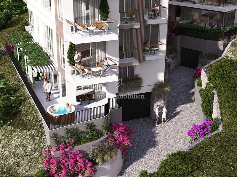 Tučepi, Appartamenti in una nuova costruzione vicino al mare