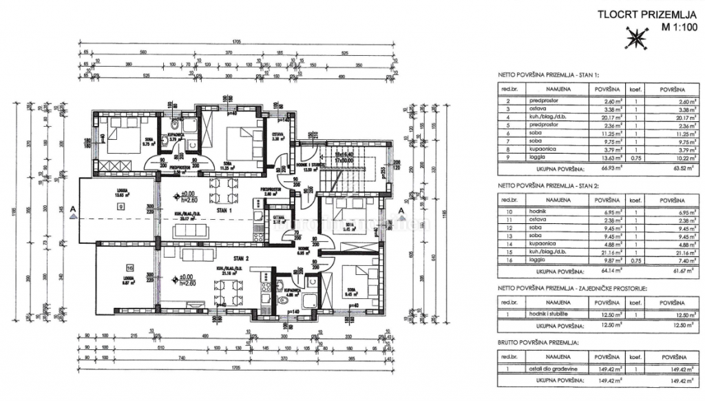 Novi Vinodolski, Nuova costruzione, Bilocale