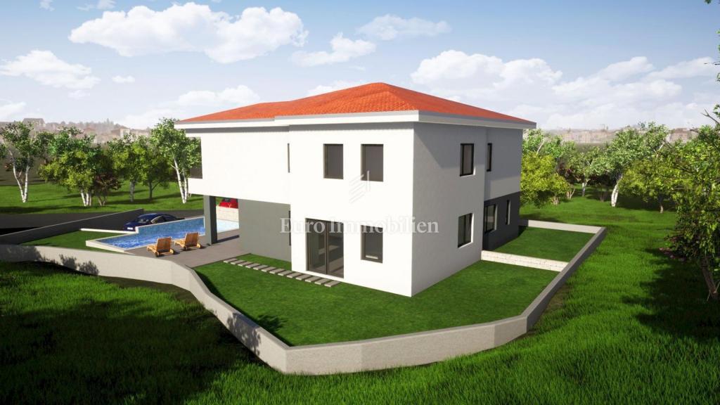 Nuova costruzione con piscina e giardino