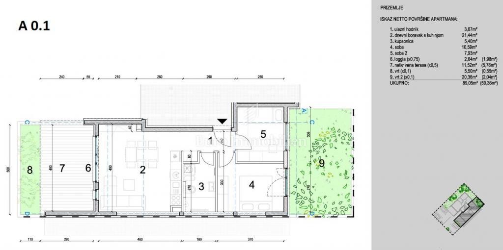 Nuovo appartamento con due giardini vicino al mare - isola di Pag