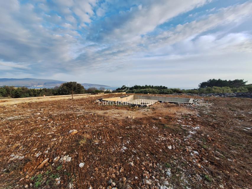 Città di Krk – Terreno edificabile con vista mare