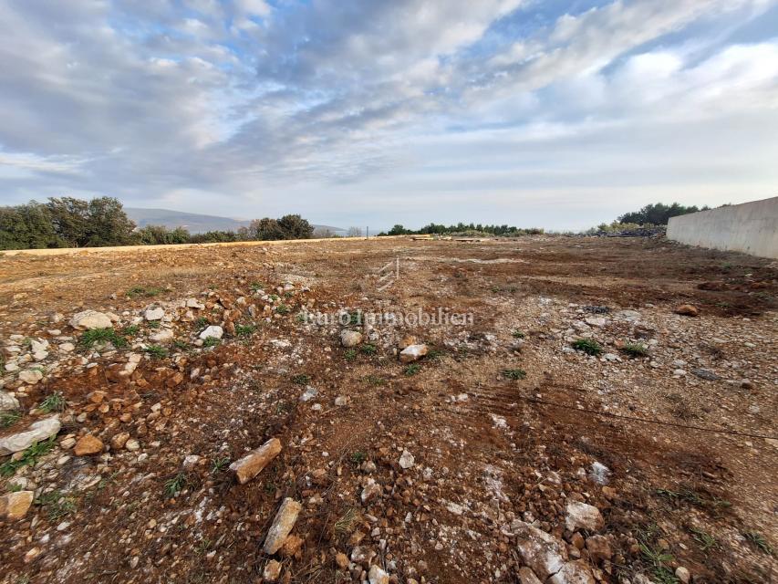 Città di Krk – Terreno edificabile con vista mare