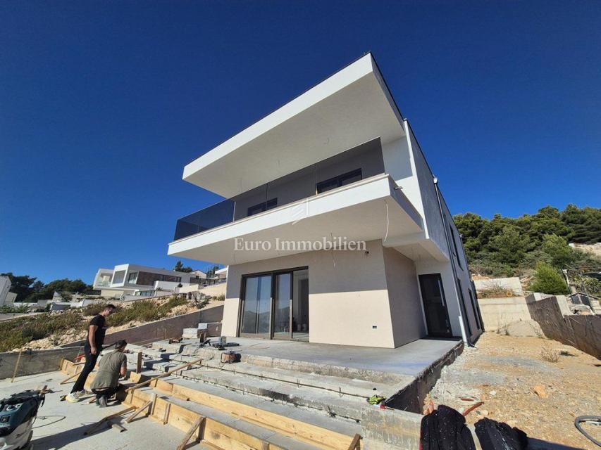 Žaborić, Šibenik – Villa con piscina e vista mare