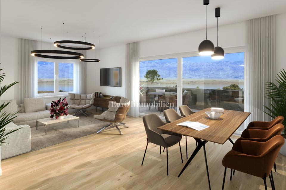 Isola Vir - appartamento di nuova costruzione con giardino