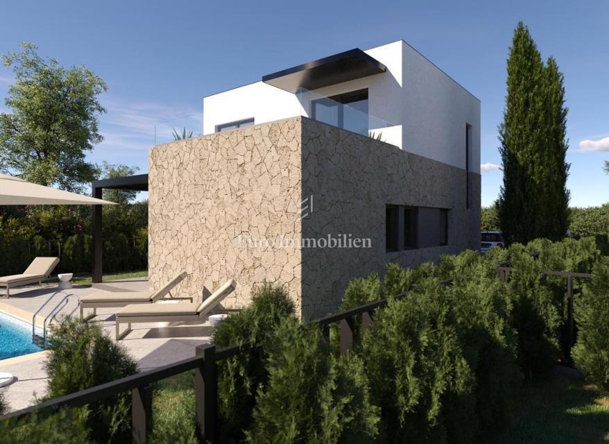 Ville con piscina, a 300 m dal mare - Ugljan, Lukoran