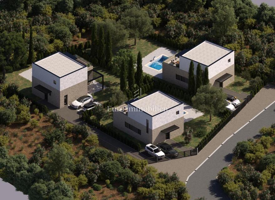 Ville con piscina, a 300 m dal mare - Ugljan, Lukoran