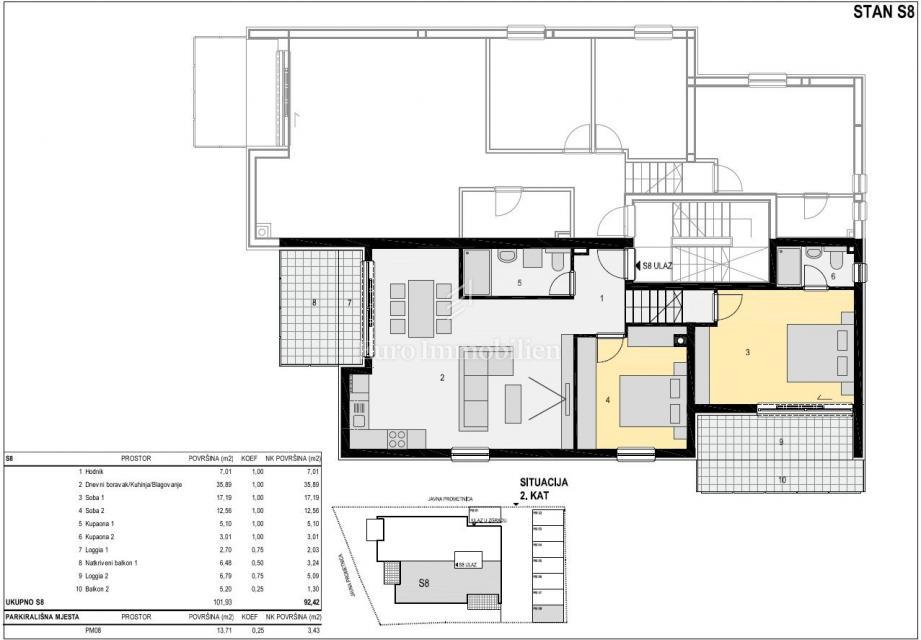MANDRE prima fila mare appartamenti lusso vista mare S8