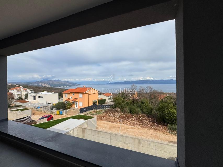 Villa with a beautiful view of the sea, under construction