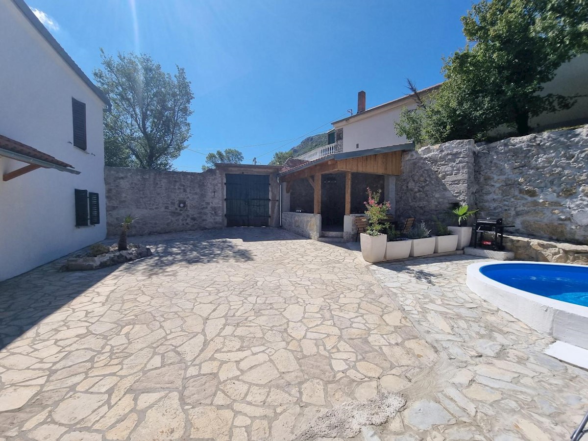 Two stone houses with a swimming pool, Tribalj