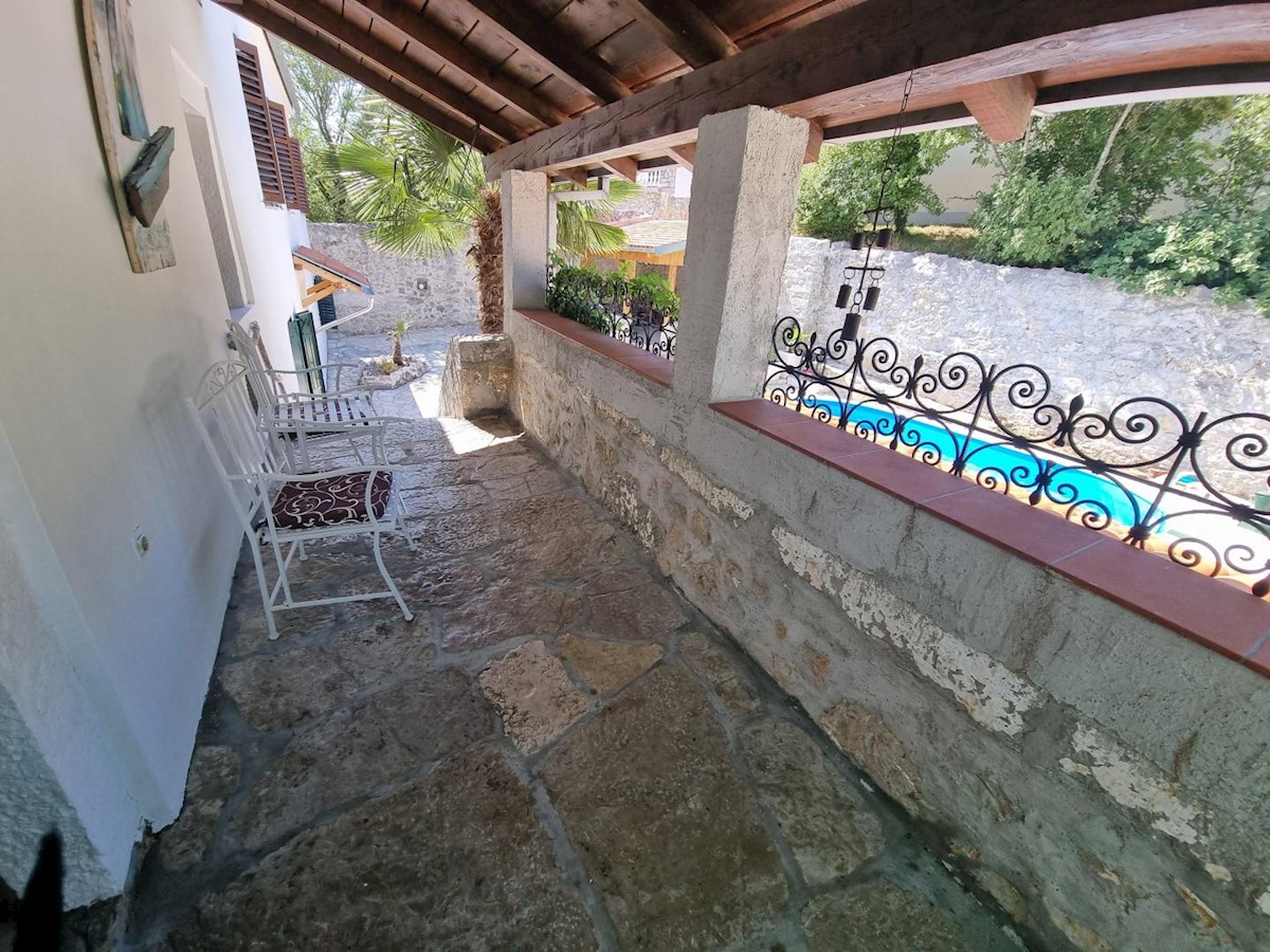 Two stone houses with a swimming pool, Tribalj