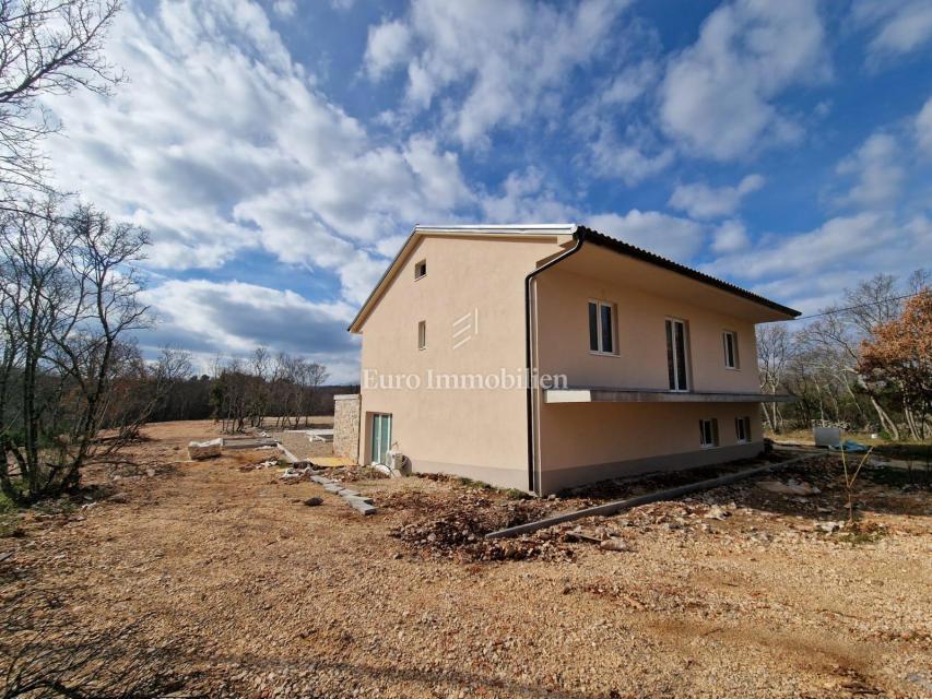 House with a pool under renovation, island of Krk