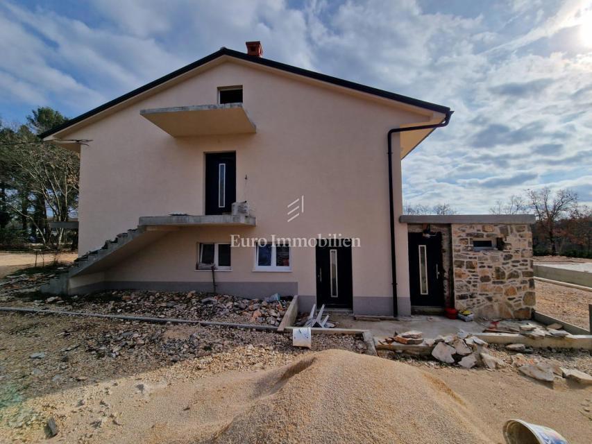 House with a pool under renovation, island of Krk