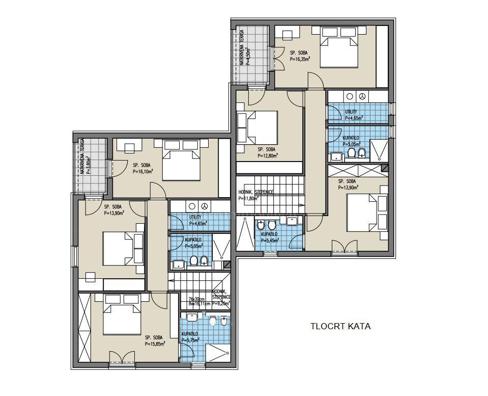 Appartamento duplex, nuova costruzione Labin