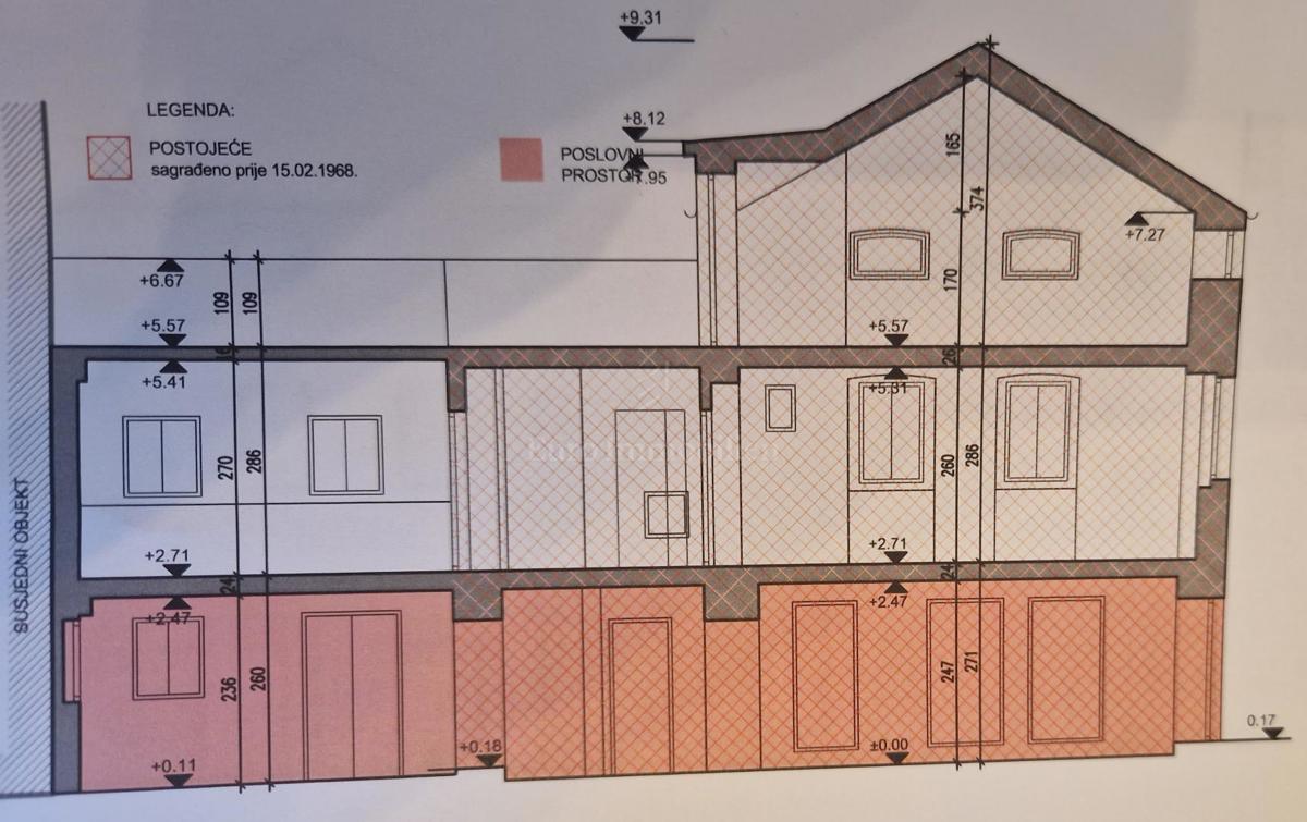 Pirovac - casa con appartamento i spazio commerciale