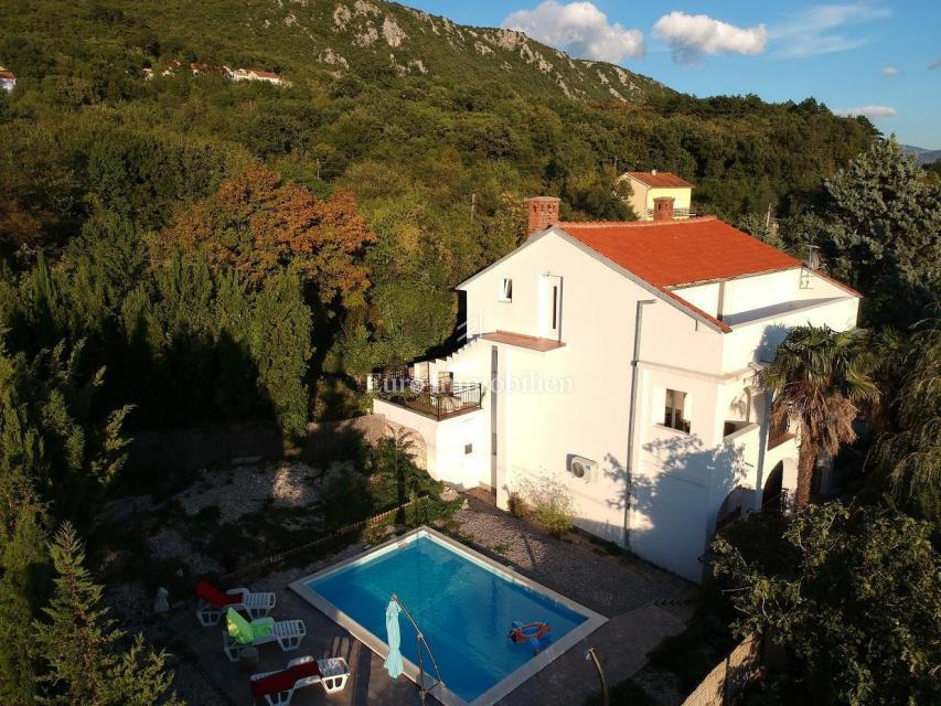 Bribir - casa con piscina e vista mare