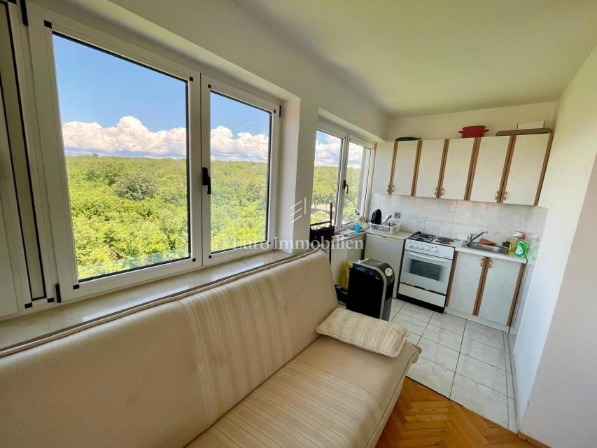 Malinska, appartamento con vista mare aperta