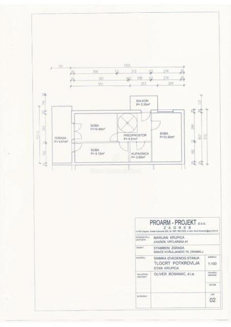 Dramalj - appartamento 100 m2 con cortile