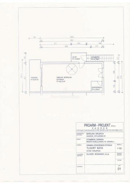 Dramalj - appartamento 100 m2 con cortile