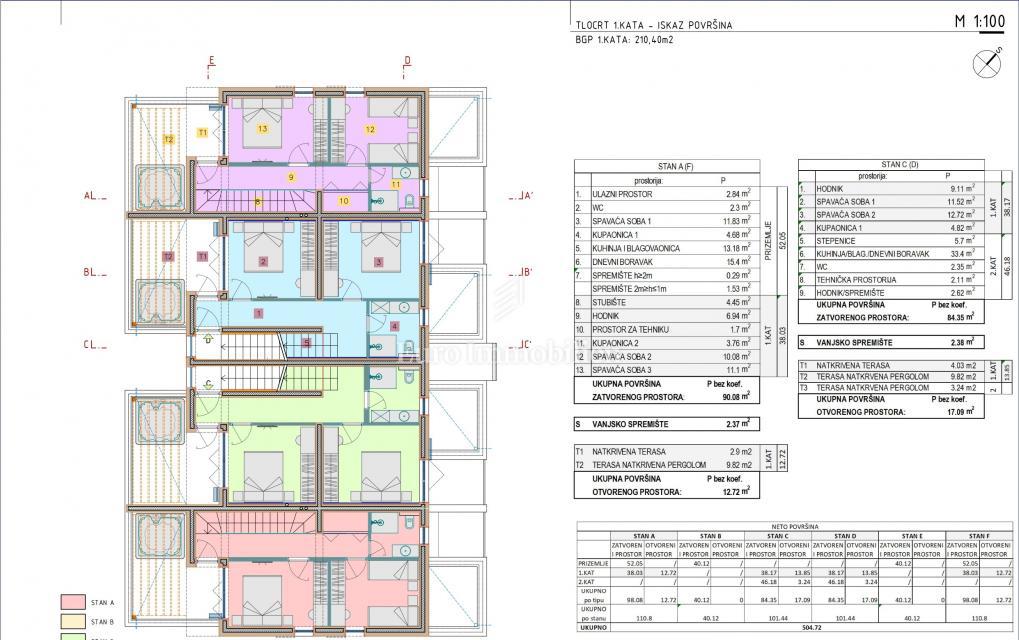 Privlaka - appartamenti con giardino, nuova costruzione