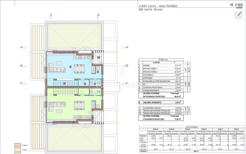 Privlaka - appartamenti con giardino, nuova costruzione