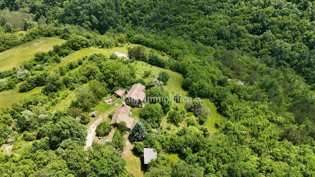 Cerovlje - villaggio istriano con edifici in pietra