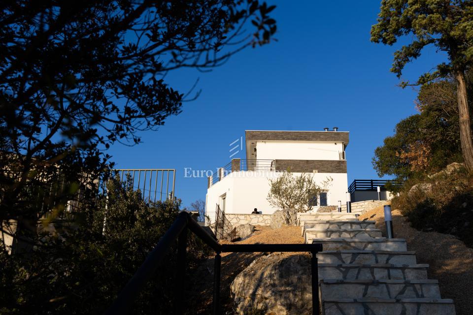 Villa prima fila sul mare con vista panoramica