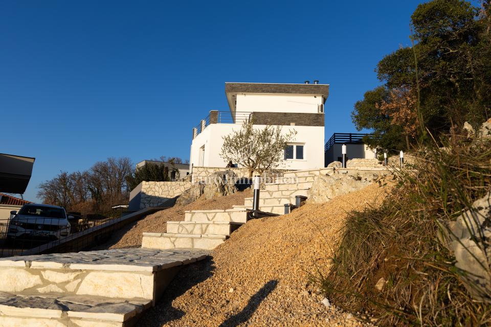 Villa prima fila sul mare con vista panoramica