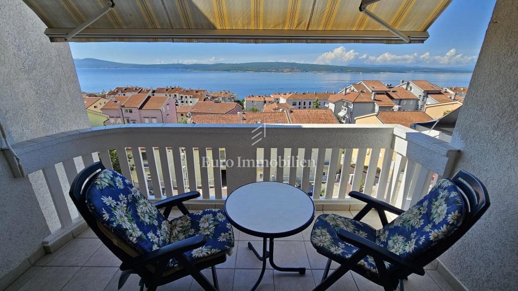 Crikvenica, Appartamento arredato con vista panoramica sul mare