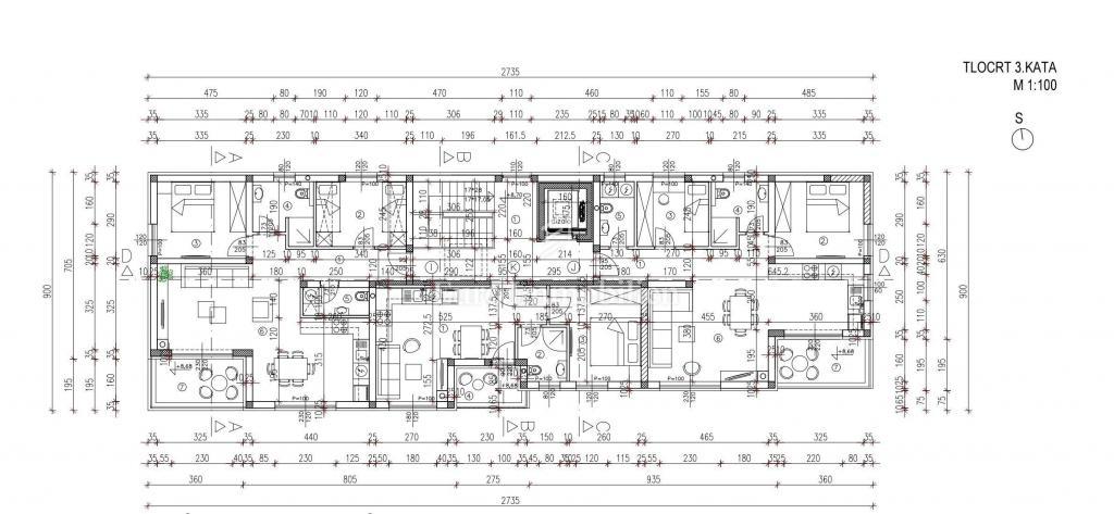 Nuova costruzione a Tar, Bilocale al 1° piano