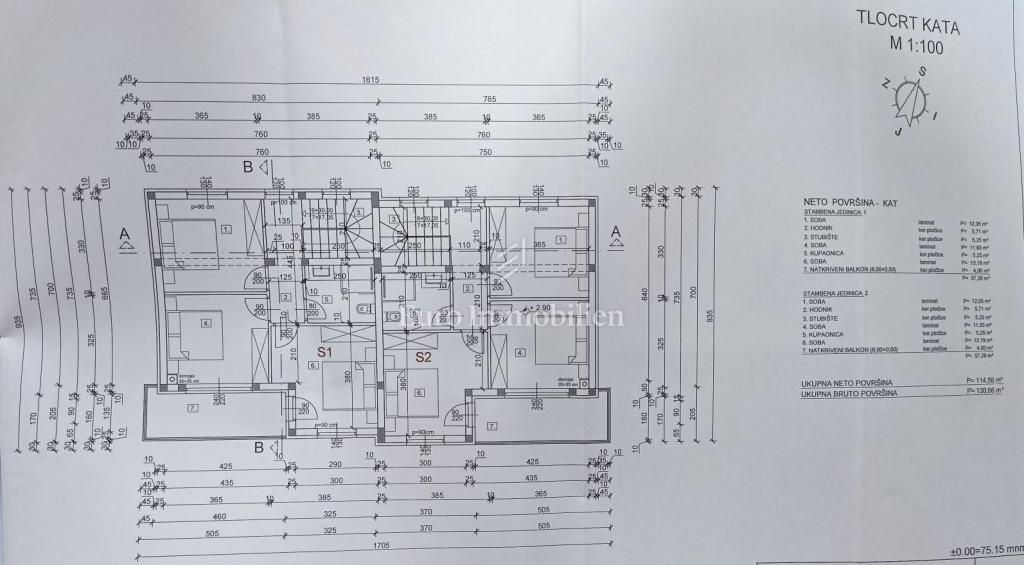 Crikvenica, Terreno con permesso di costruzione 