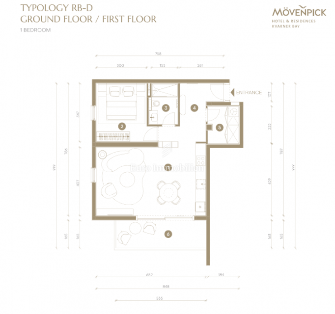 Novi Vinodolski - Spazioso appartamento, seconda fila al mare