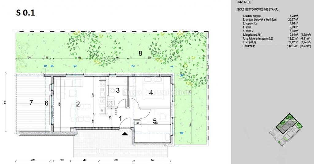 Appartamento con giardino vicino al mare - isola di Pag