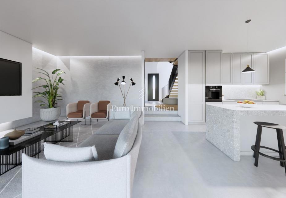 Villa con piscina e vista mare - citta di Krk