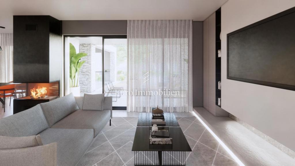 Villa con piscina e vista mare - citta di Krk