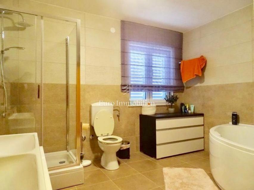 Island Krk, Malinska, house with pool, third row from the sea!