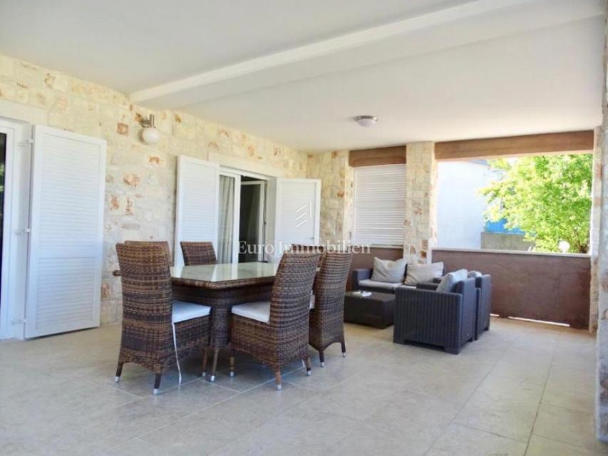 Island Krk, Malinska, house with pool, third row from the sea!