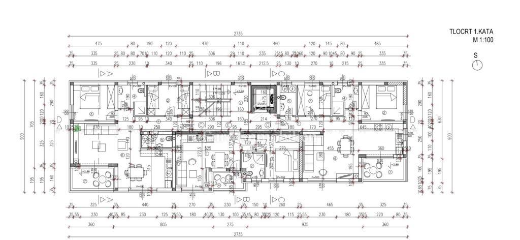 Istria, Tar - nuovo appartamento in posizione tranquilla, 3 km dal mare