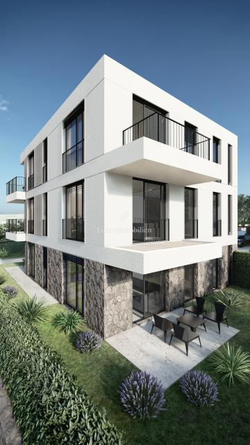 Krk - terreno con progetto per 3 appartamenti