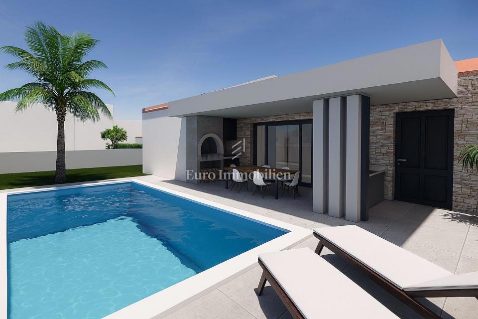 Istria, Tinjan - terreno edificabile con progetto di casa