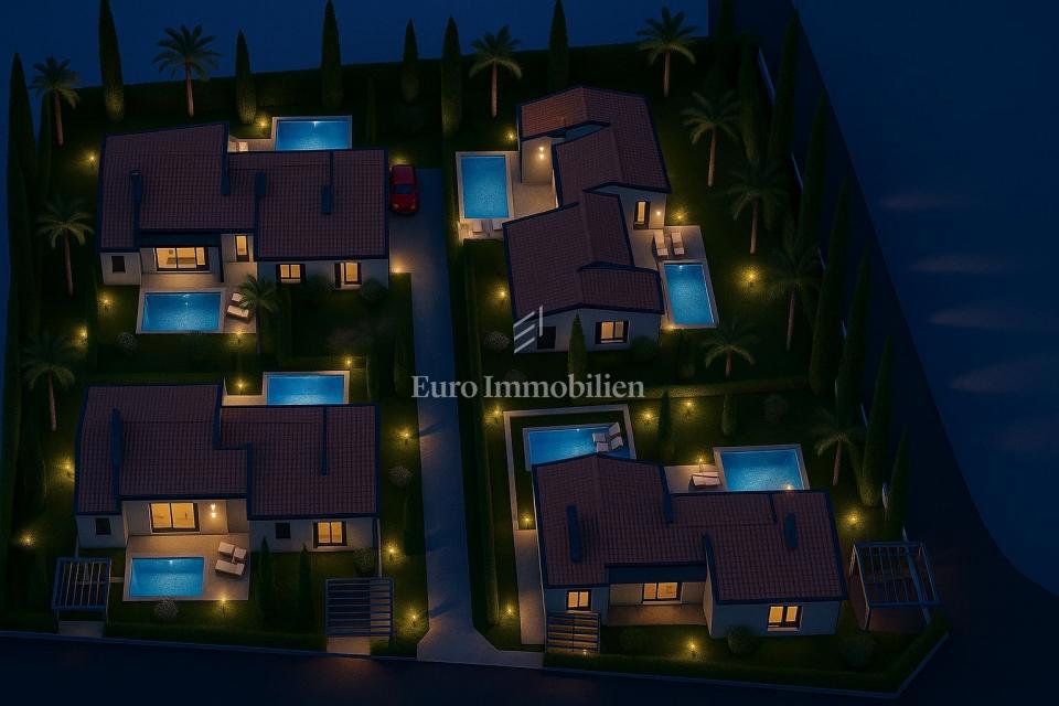 Istria, Tinjan - terreno edificabile con progetto di casa