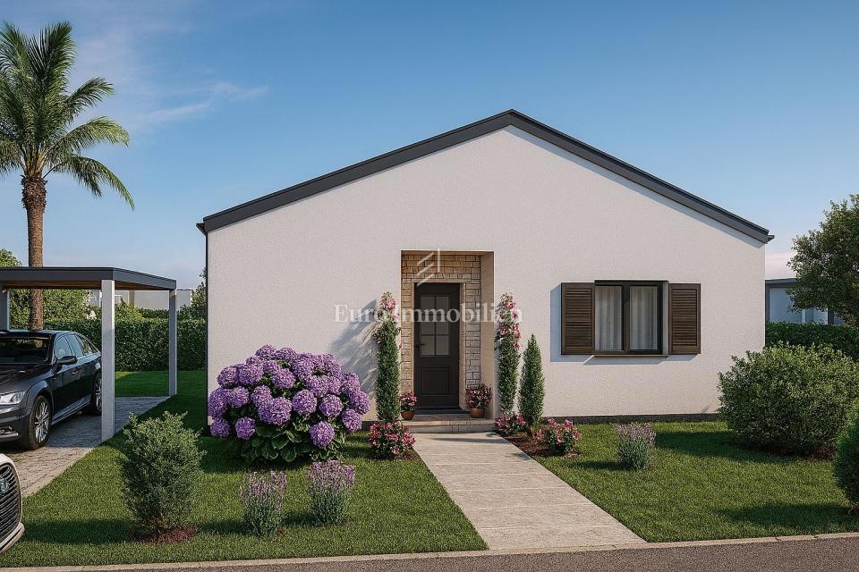 Istria, Tinjan - terreno edificabile con progetto di casa