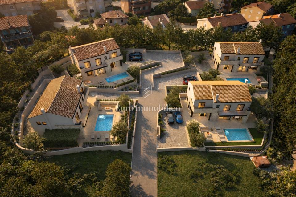 Šilo - villa con piscina e vista mare