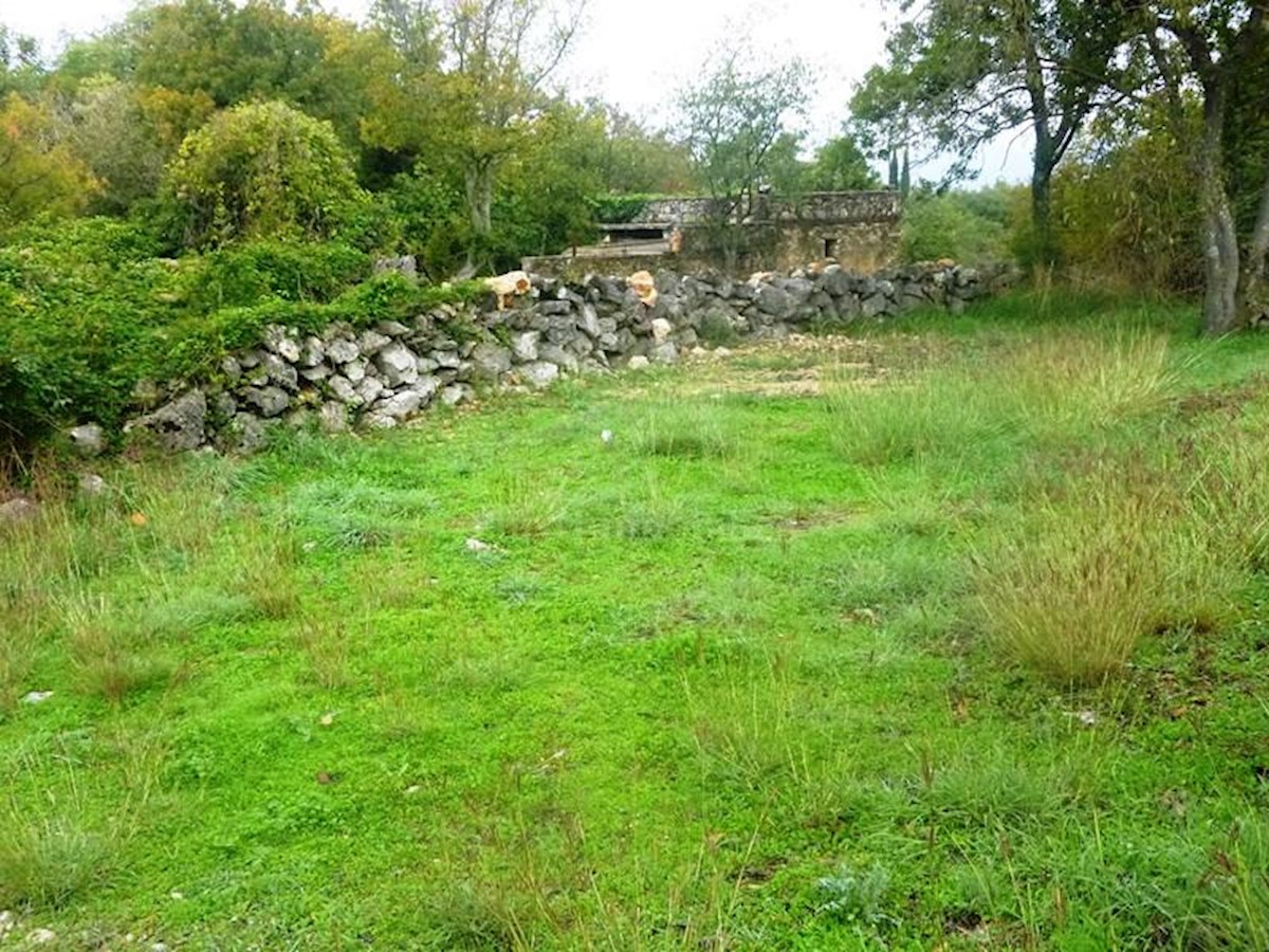 Semi-detached stone house, partially renovated