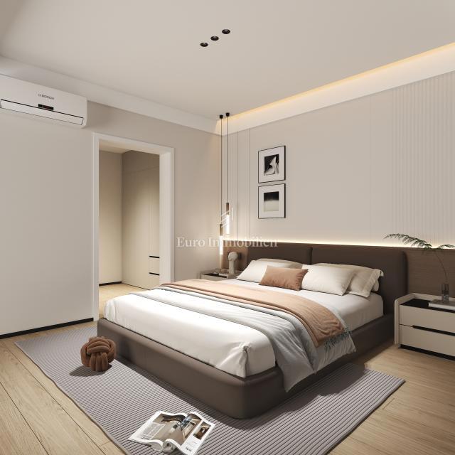 Villa con piscina e vista mare sull'isola di Krk