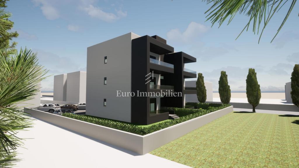 Two-bedroom apartment in a new building, Pakoštane