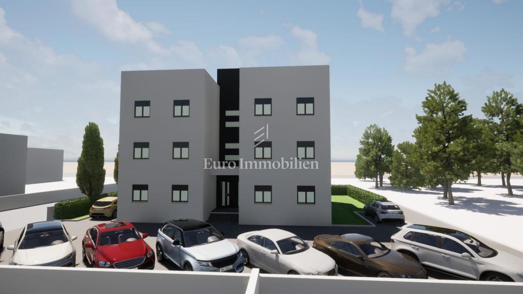 Two-bedroom apartment in a new building, Pakoštane