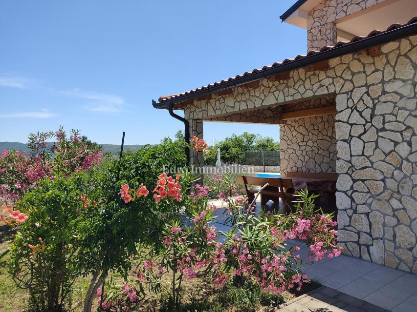 Beautiful villa with a panoramic view of the sea