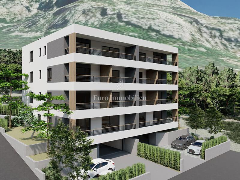 Makarska - nuova costruzione, appartamenti con vista mare